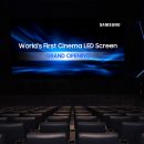 Samsung debuts the World’s first Cinema LED display
