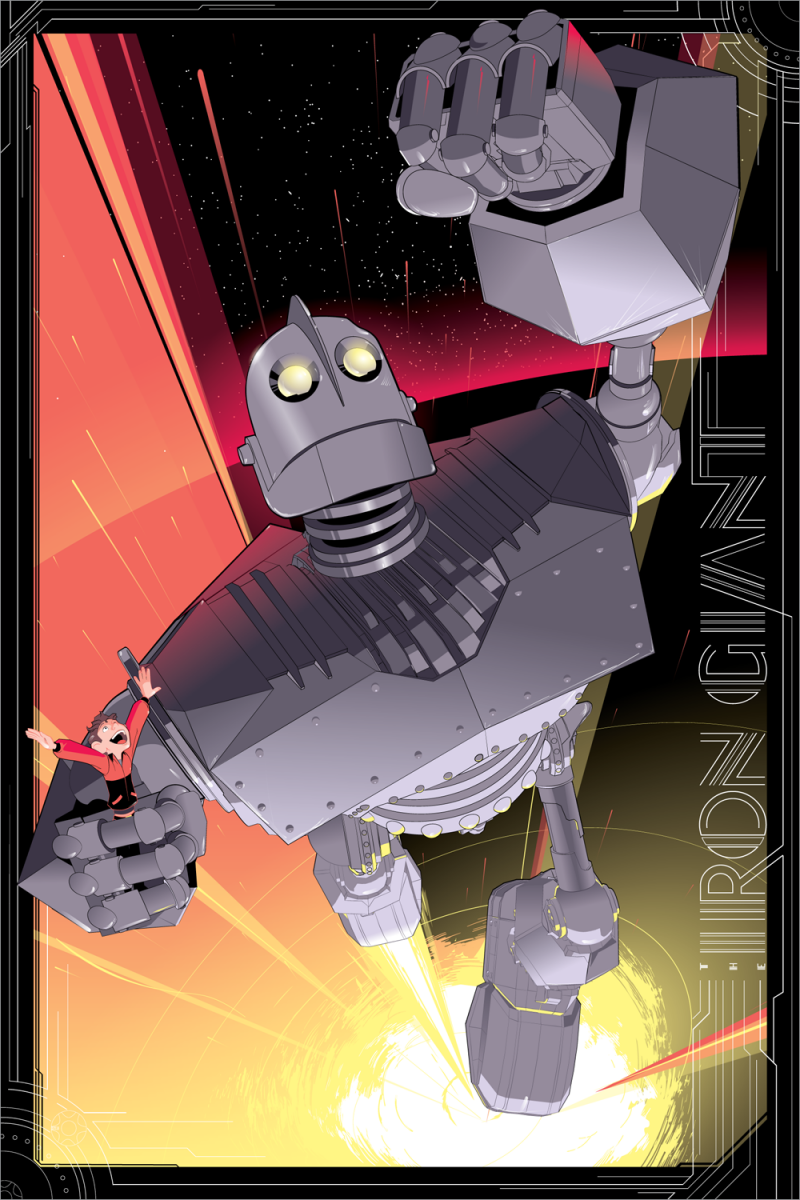 Cool Art: The Iron Giant by Craig Drake | Live for Films