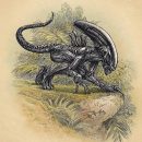 Cool Art: Unnatural History – Graboid, No-Face, Terror Dog, The Thing, Alien and more by Chet Phillips