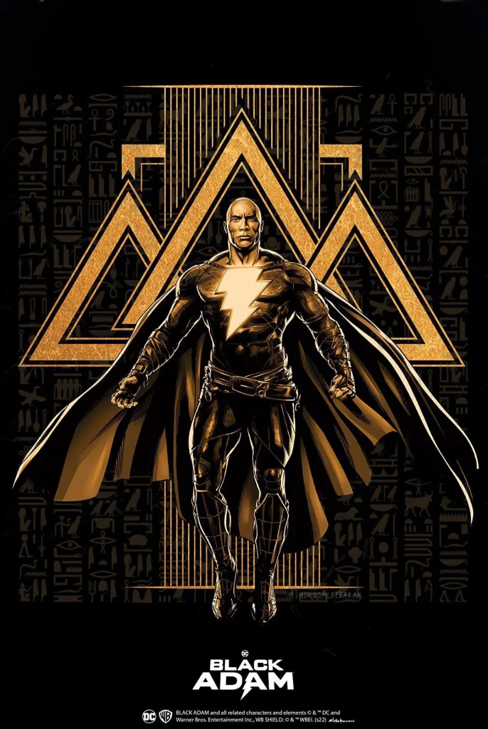 Details about   X389 Art Print Black Adam Movie 2021 Sci-Fi 14x21 32x48 Poster 
