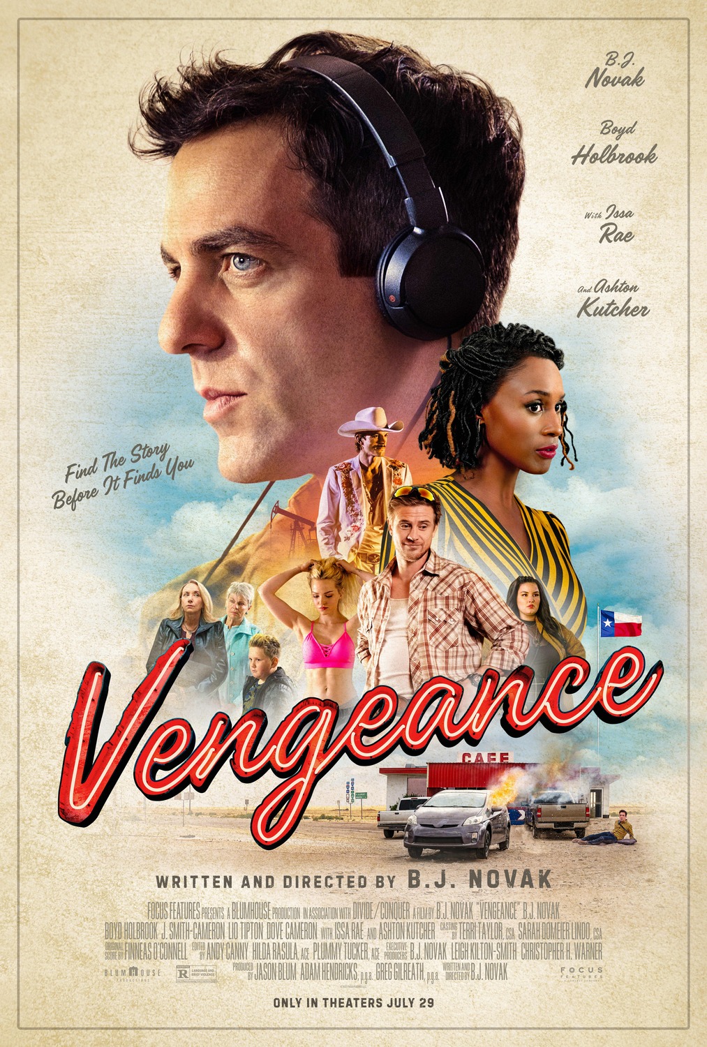 B.J. Novak's Vengeance gets a new poster | Live for Films