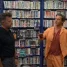 Brad Pitt and David Leitch walk around a video store  and talks about their favourite films