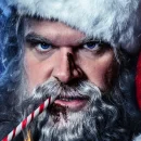 David Harbour is Santa on the poster for Violent Night