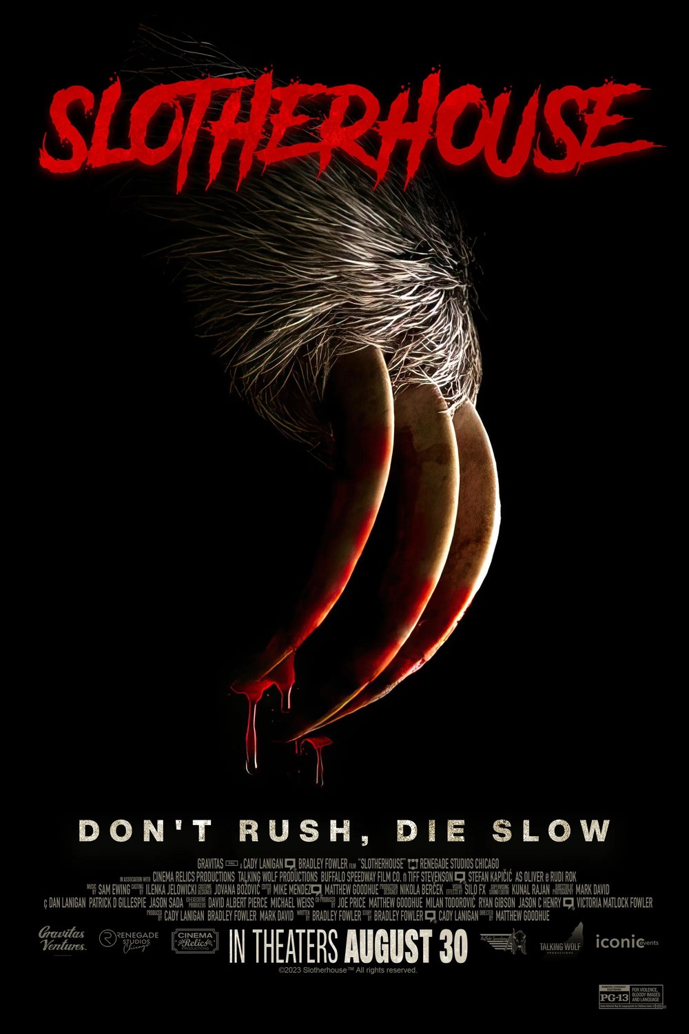 Slotherhouse – The Killer Sloth movie gets a poster | Live for Films